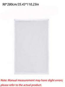 1pc White Self-Adhesive Window Screen, No-Drill Mosquito Net With Hook & Loop, Fiberglass Mesh Insect Barrier, Easy Install DIY Door Window Net For Home - White - View 47
