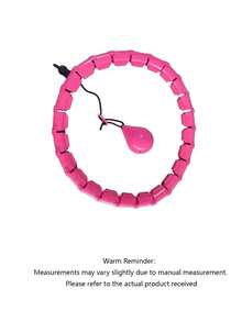 Jkshmyt Weighted Circle For Adult Weight Loss, Exercise Hoop Plus Size 47 Inches/120 Cm, 24 Detachable Links, Fitness Hoop Suitable For Women And Beginners - Multicolor - View 10