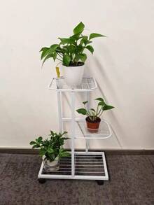 Plant Stand, 3/4/5/6/7/8 Tiers Optional, Multi-Tier Rack, Indoor/Outdoor Plant Display Stand, Suitable For Patio Garden, Living Room, Corner Balcony And Bedroom - White - View 11