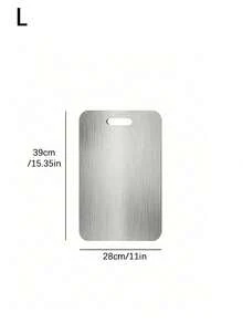 Stainless Steel Cutting Board, Titanium‑Steel Kitchen Cutting Board Suitable For Cutting Meat, Fruits And Vegetables. Stainless Steel Cutting Board, Essential Kitchen Supplies & Kitchen Decor - Multicolor - View 11