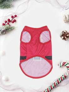 PETSIN 1pc Christmas Pet Vest With Red Ribbon Waistband - Multicolor - View 8