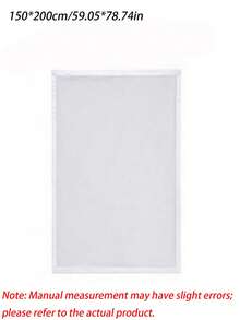 1pc White Self-Adhesive Window Screen, No-Drill Mosquito Net With Hook & Loop, Fiberglass Mesh Insect Barrier, Easy Install DIY Door Window Net For Home - White - View 55