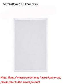 1pc White Self-Adhesive Window Screen, No-Drill Mosquito Net With Hook & Loop, Fiberglass Mesh Insect Barrier, Easy Install DIY Door Window Net For Home - White - View 32