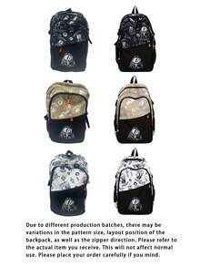 Astronaut Pattern Backpack, Large Capacity Zipper Closure School Bag, Adjustable Shoulder , Short Trip Bag, , Ideal For Daily Use, Outings, Travel, School, And Back To - Multicolor - View 13
