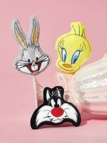 LOONEY TUNES X SHEIN 1/3Pc Cute Cartoon-Shaped Refrigerator Sticker, The Back Contains Magnets, Which Can Be Attached To The Refrigerator And Various Metals - looney tunes - View 4