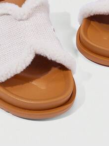HighSole 女士时尚百搭平底凉鞋，夏季新风格 - 棕色 - 查看 8