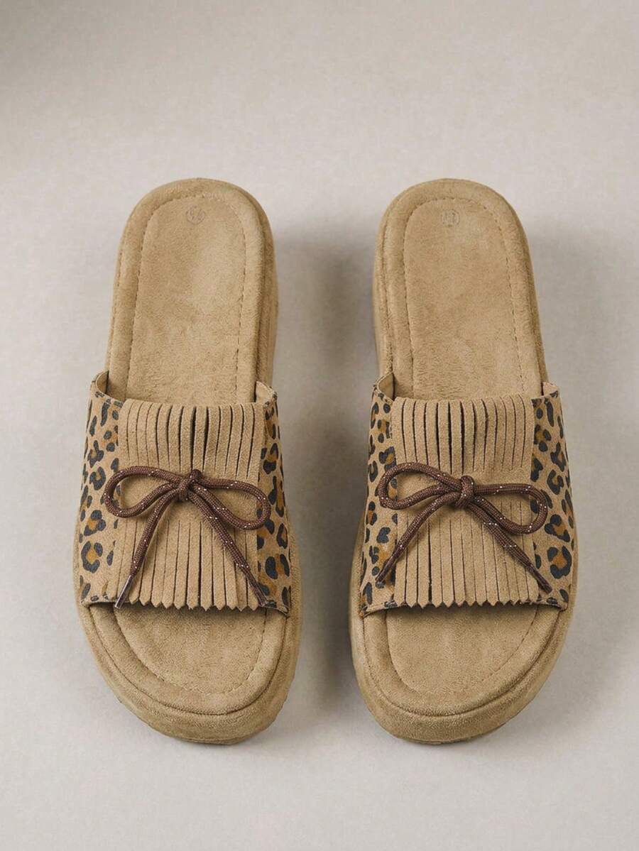 HighSole 女士露趾平底凉鞋,轻便透气,适合日常穿着 - 鏽棕色 - 查看 1