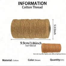 Macrame Cord 1mm X 100 M, Colorful Twisted Rope, Cotton Rope, Macrame Yarn For Wall Hangings, Plant Hangers, Crafts, DIY Decorating Projects - Multicolor - View 24