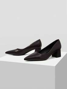 CUCCOO BIZCHIC Ladies, Brown Is Suitable For Daily Wear, Casual Commuting, Pointed High-Heeled Shoes. - Coffee Brown - View 2