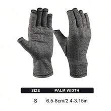 Half Finger Joint Compression Gloves For Women And Men, Bicycle Anti-Slip Gloves, Fitness Compression Gloves, Fingerless Hand Compression Gloves Suitable For Typing, Driving And Work - Multicolor - View 20