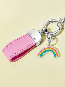 SHEIN X Care Bears Love Bear PVC Key Cover - Pink - View 5