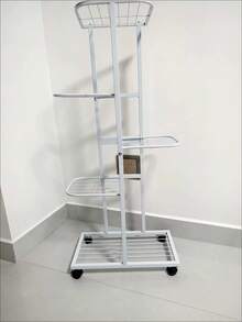 Plant Stand, 3/4/5/6/7/8 Tiers Optional, Multi-Tier Rack, Indoor/Outdoor Plant Display Stand, Suitable For Patio Garden, Living Room, Corner Balcony And Bedroom - White - View 13