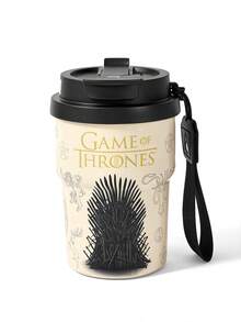 Game of Thrones X SHEIN 400ml 真空保溫不鏽鋼杯，附防漏杯蓋，適用熱飲與冷飲，適合大多數汽車杯架，送禮首選 - 彩色 - 查看 7