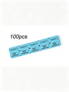 100‑Sheet Set Double Roll Raffle Tickets, Drawing Tickets For Events, Carnivals, Door Prizes, Games, Celebrations And Drink‑Related Activities - Multicolor - View 9