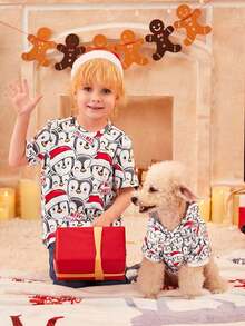 PETSIN 1 Pc Christmas Deer & Santa Pet Sweatshirt - Multicolor - View 7