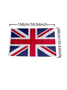 1件 150cm*90cm 英國國旗 Union Jack 適用於室內外花園露台居家牆面裝飾、街頭派對慶典、皇室婚禮禧年活動、酒吧與學校展示 - 旗子 - 查看 6