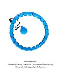 Jkshmyt Weighted Circle For Adult Weight Loss, Exercise Hoop Plus Size 47 Inches/120 Cm, 24 Detachable Links, Fitness Hoop Suitable For Women And Beginners - Multicolor - View 8