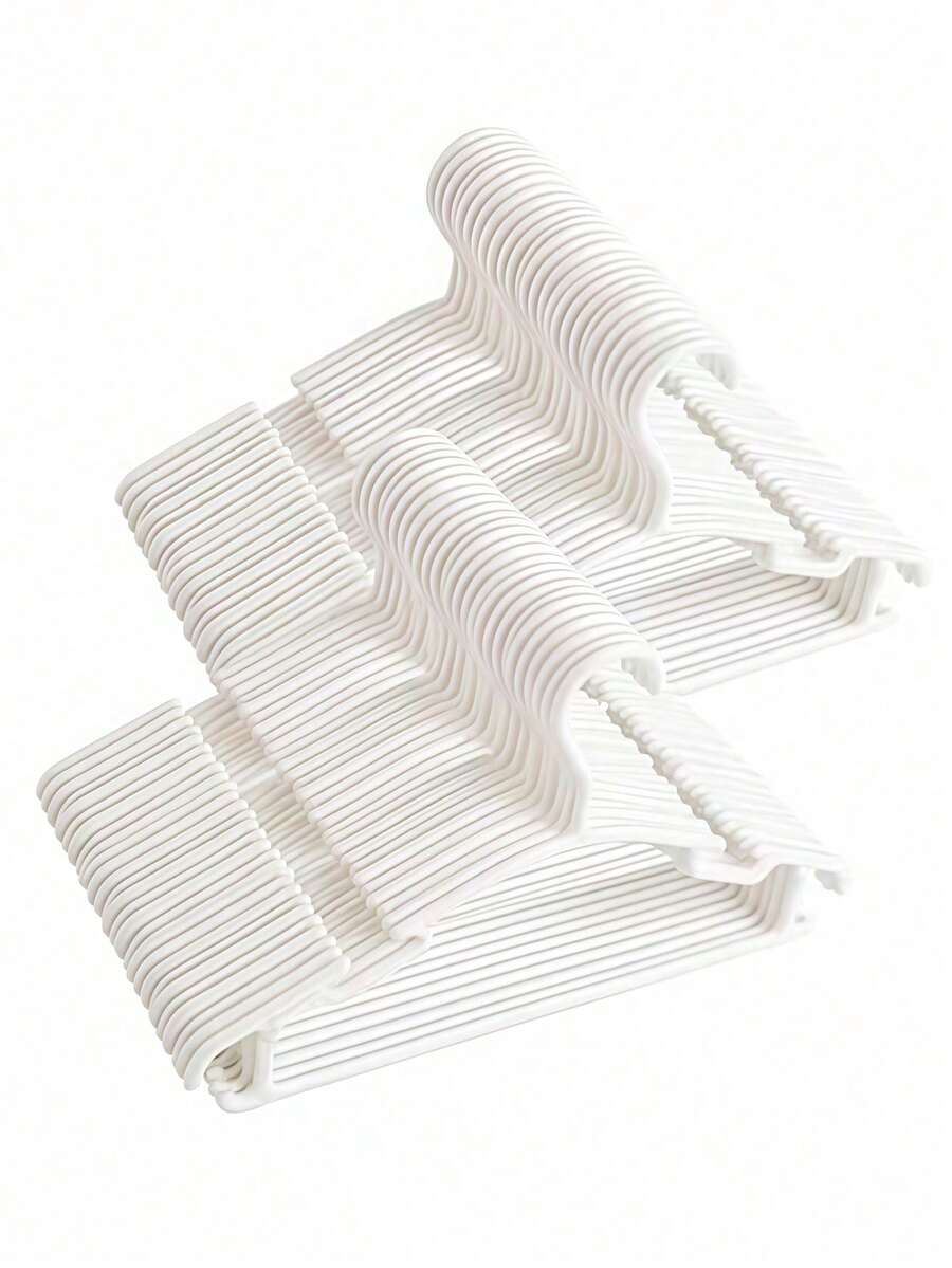 30/20/10-Piece Wet And Dry Non-Slip Plastic Hangers, Suitable For Newborn Children's Clothing, Children's Clothing Drying Racks, Children's Drying Rac - Multicolor - View 1