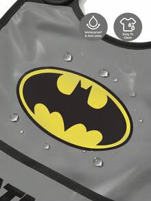 BATMAN X SHEIN 6 Months~ 3 Years Old Baby Waterproof, Oil-Proof And Anti-Fouling Protective Bib TPU Material Is Suitable For Boys And Girls, Suitable For Eating Complementary Food, Super Soft And Ultra-Light Foldable And Portable - Multicolor - View 3