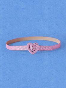 Popjeli Skinny Star Glitter Belt - Hot Pink - View 4