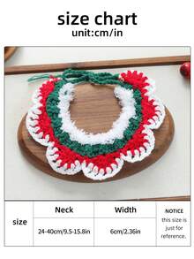 PETSIN 1pc Cat And Dog Universal Pet Christmas Bib, Cute Holiday Style Tie Up Drool Bib, Suitable For Cats And Small Dogs, Suitable For Holiday Parties, Dress Up Shoots, And Daily Decoration Wear - Multicolor - View 8