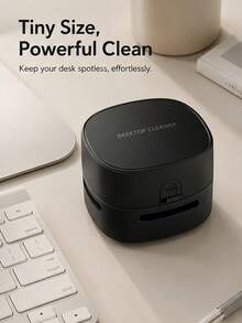 Teckwe 1 Set ABS Mini Vacuum Desktop Nirkabel Daya Hisap Tinggi Suara Rendah Pembersih Debu Portabel untuk Rumah Kantor Meja Hadiah Ulang Tahun Natal Populer Praktis Hadiah Harian Membutuhkan 2 Baterai AA (Tidak Termasuk). - warna-warni - View 4