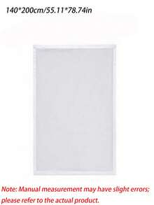 1pc White Self-Adhesive Window Screen, No-Drill Mosquito Net With Hook & Loop, Fiberglass Mesh Insect Barrier, Easy Install DIY Door Window Net For Home - White - View 29