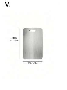 Stainless Steel Cutting Board, Titanium‑Steel Kitchen Cutting Board Suitable For Cutting Meat, Fruits And Vegetables. Stainless Steel Cutting Board, Essential Kitchen Supplies & Kitchen Decor - Multicolor - View 12