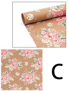 Floral Element Wrapping Paper Kraft Paper For Various Holidays Parties Holiday Gift Outer Packaging Paper - Floral - View 9