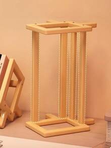 1pc Desktop Bookshelf Storage Rack, Simple Tabletop Organizer For Picture Books, Office Documents, Small Countertop Display Shelf For Home Study Decor - primary color - View 6