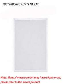 1pc White Self-Adhesive Window Screen, No-Drill Mosquito Net With Hook & Loop, Fiberglass Mesh Insect Barrier, Easy Install DIY Door Window Net For Home - White - View 22