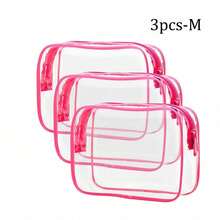 Found Favorite Tas Kosmetik Transparan Tahan Air, Perlengkapan Penting Liburan Musim Panas, Wajib Dibawa Saat Bepergian - Tas Resleting Perjalanan Ringan dan Multifungsi. - Putih - View 9