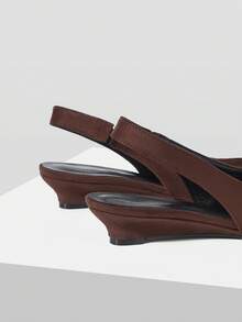 MOTF PREMIUM POINTED MULES HIGH HEELS, SUITABLE FOR SPRING SHOES IN THE CHRISTMAS SEASON - Coffee 3 - View 5