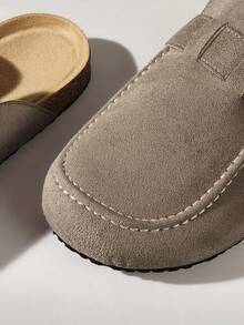 Solecia Ladies' New Slip-On Closed Toe Slippers Are Comfortable And Versatile, Casual And Retro Style Can Be Commuted - Khaki - View 5