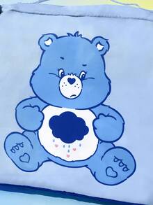 SHEIN X Care Bears 卡通熊印花旅行收納袋 3 種尺寸，可單獨購買或成套購買，用於整理旅途衣物與盥洗用品 - 粉紫藍色 - 查看 5