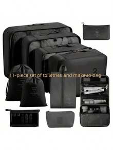 Found Favorite 6/7/8/9/10/11 Piece Portable Travel Storage Bag Set - Easily Organize Your Clothes, Shoes, And Underwear - Perfect For Packing Suitcases And Travel - Multicolor - View 12