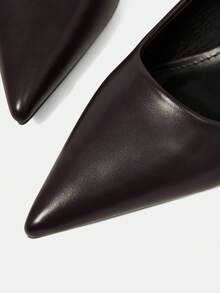 CUCCOO BIZCHIC Ladies, Brown Is Suitable For Daily Wear, Casual Commuting, Pointed High-Heeled Shoes. - Coffee Brown - View 5