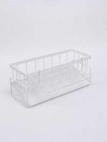 1pc Rust Proof Kitchen Sink Storage Rack With Towel Bar And Drip Tray, Anti Slip, Can Store Sponge, Suitable For Kitchen Sink, Rust Proof Carbon Steel Material Kitchen Sink Storage Accessories - Multicolor - View 23
