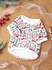 PETSIN 1 Pc Christmas Deer & Santa Pet Sweatshirt - Multicolor - View 10