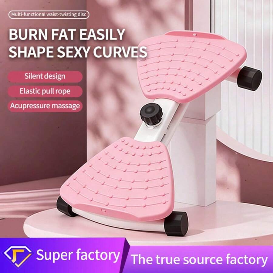 Home Waist‑Slimming Twist Board, Rotatable Body Shaping Waist Twisting Disc For Household Indoor Fitness Dance Workout - Multicolor - View 1
