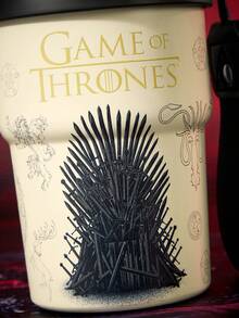 Game of Thrones X SHEIN 400ml 真空保溫不鏽鋼杯，附防漏杯蓋，適用熱飲與冷飲，適合大多數汽車杯架，送禮首選 - 彩色 - 查看 5