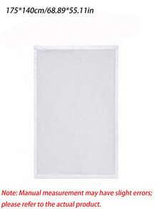1pc White Self-Adhesive Window Screen, No-Drill Mosquito Net With Hook & Loop, Fiberglass Mesh Insect Barrier, Easy Install DIY Door Window Net For Home - White - View 15