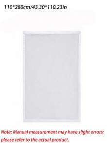 1pc White Self-Adhesive Window Screen, No-Drill Mosquito Net With Hook & Loop, Fiberglass Mesh Insect Barrier, Easy Install DIY Door Window Net For Home - White - View 42