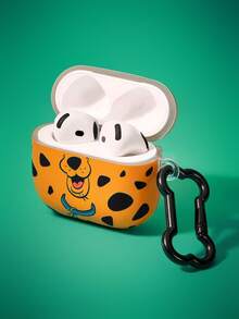 SCOOBY-DOO X SHEIN Ốp bảo vệ tai nghe Bluetooth chống rơi họa tiết hoạt hình kèm dây treo, phù hợp cho iPod - Nhiều màu - Xem 2