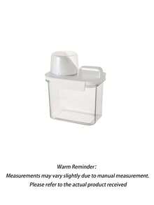 1100/1800/2300ml Refillable Laundry Detergent Dispenser Bottle, Suitable For Powder Detergent, Fabric Softener, Bleach, Etc., With Labels, Dorm Use, Can Also Store Dish Soap, Bathroom Products, Room Decor - Multicolor - View 13
