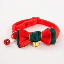 PETSIN 1 PC Christmas Red Pet Collar With Christmas Decoration Ornaments - Multicolor - View 6
