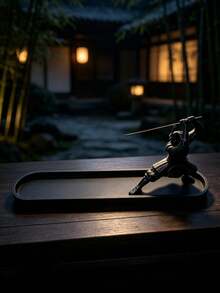 武士刀香棒架，酷炫武士雕像香爐，3D列印裝飾擺件 - 多色 - 查看 12