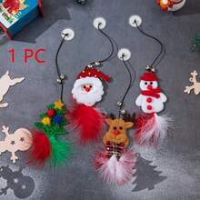 PETSIN 1 PC Christmas Cat Teaser With Suction Cup,Cat Self-Amusement Toy - Multicolor - View 4