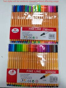 24 Color Fine Liner Pens Marker Pens Assorted Colors Back To School - multicolor - View 9