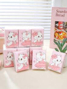 Saputangan dan Kertas Tisu dari Serat Kayu Alami, dengan Motif Kucing Fu / Kelinci Cantik. Cocok untuk Pembersihan Sehari-hari, Digunakan di Dapur, Kamar Mandi, Rumah dan Perlengkapan Rumah Tangga. - MultiWarna - View 2